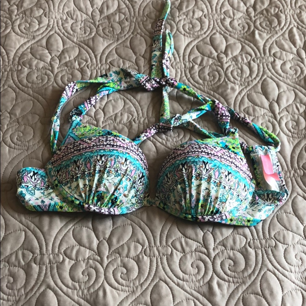 Victoria’s Secret push up cross back halter